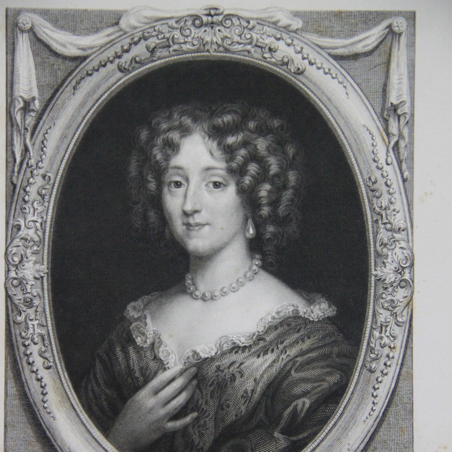 Madame de La Fontaine <br>David-Joseph Desvachez, XIXe siècle, gravure<br><small>© Ville de Château-Thierry - Musée Jean de La Fontaine</small>
