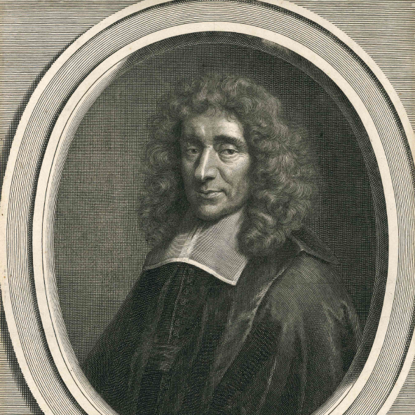 Antoine Furetière <br>Gérard Edelinck, XVIIe siècle, gravure<br><small>© Ville de Château-Thierry - Musée Jean de La Fontaine</small>